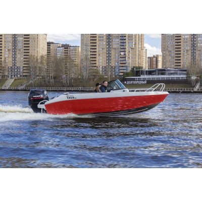 Алюминиевая лодка Yava XL BowRider с мотором YAMER EF100 (4-х тактный, инжектор)