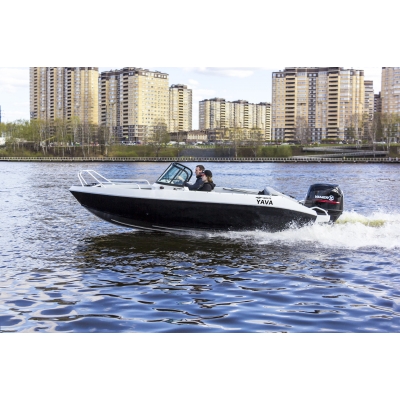 Алюминиевая лодка Yava XL BowRider с мотором YAMER EF115 (4-х тактный, инжектор)